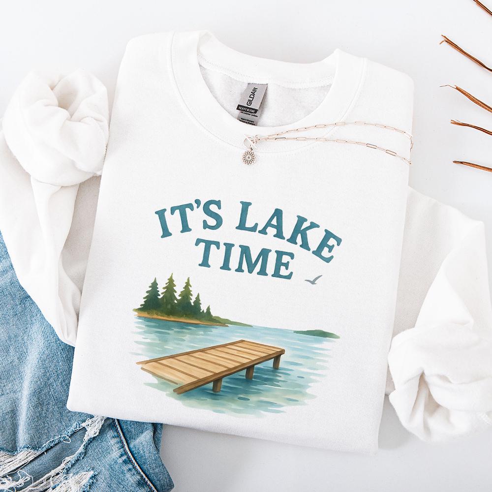 It's Lake Time Coquette Summer PNG, Trendy Summer - 300 DPI Design for