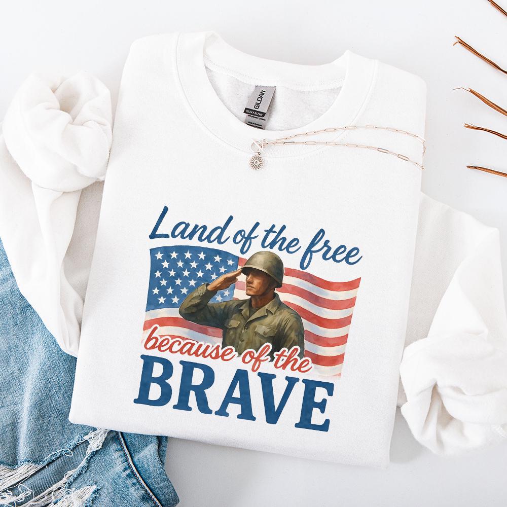 Land of the Free PNG, Patriotic Sublimation Design - 300 DPI Design for