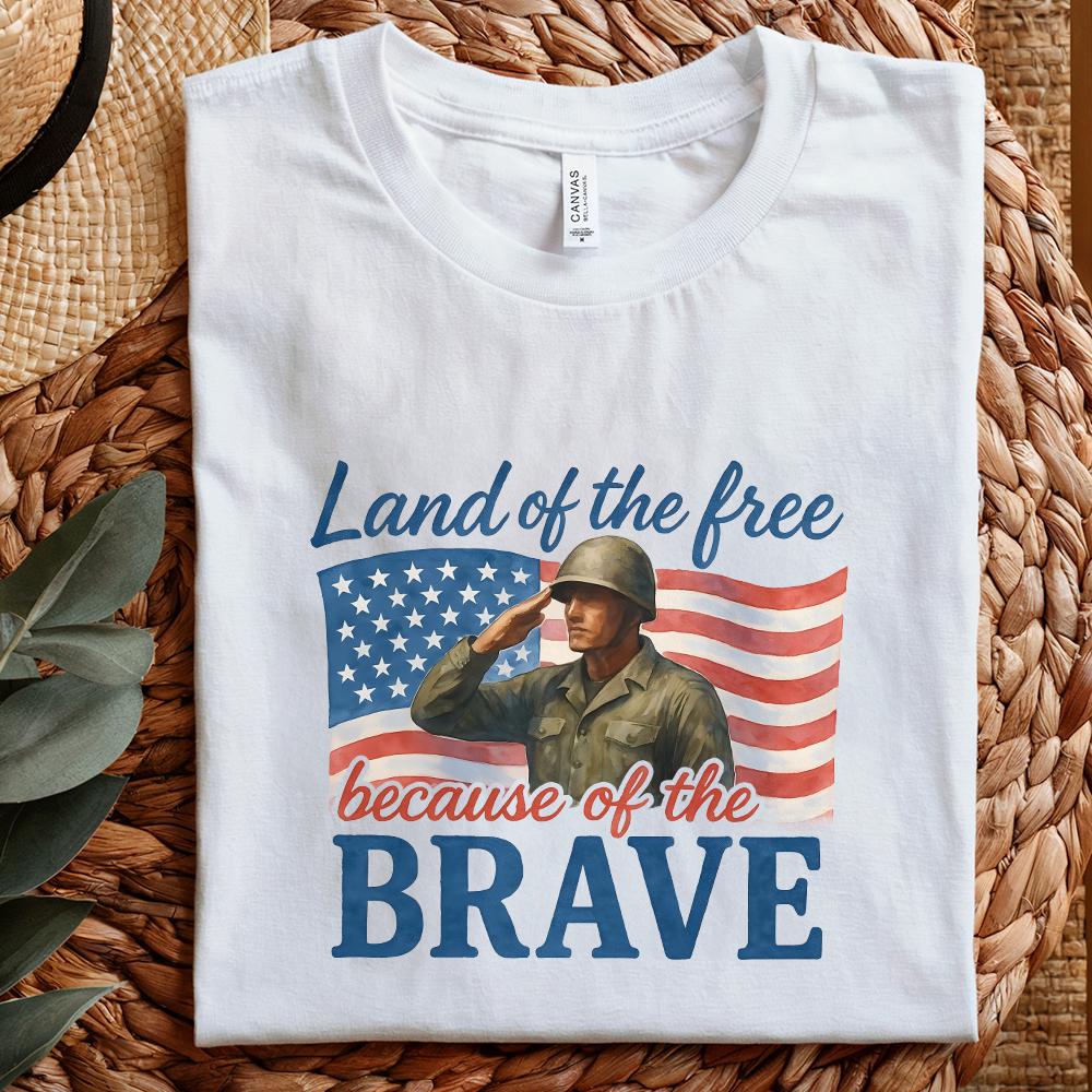 Land of the Free PNG, Patriotic Sublimation Design - 300 DPI Design for