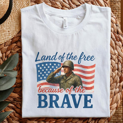 Land of the Free PNG, Patriotic Sublimation Design - 300 DPI Design for