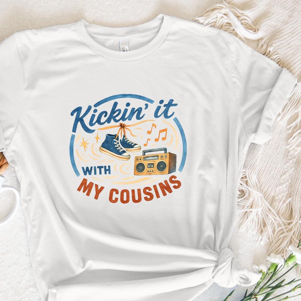 Cousin png, Kickin it png - 300 DPI Design for T-Shirt