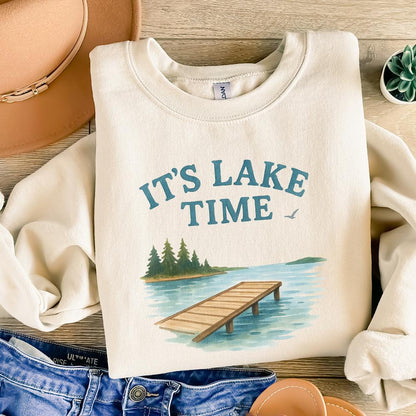 It's Lake Time Coquette Summer PNG, Trendy Summer - 300 DPI Design for