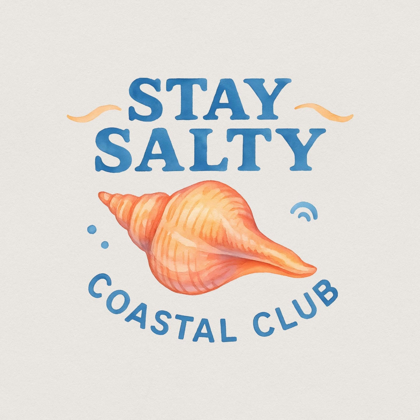 Stay Salty PNG, Coastal Beach Sublimation - 300 DPI Design for T-Shirt