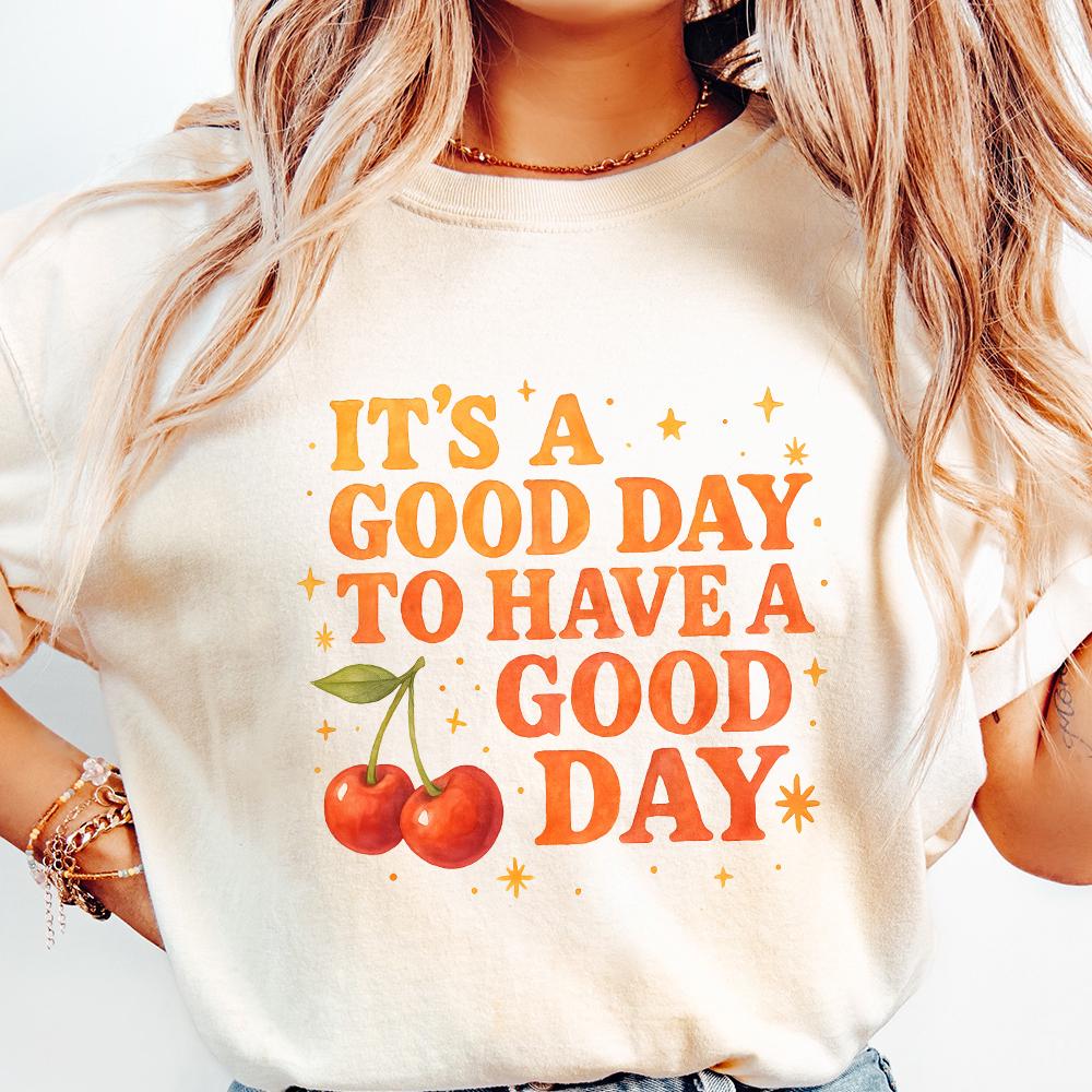 It’s a Good Day to Have a Good Day PNG, Groovy Vibes Retro Digital