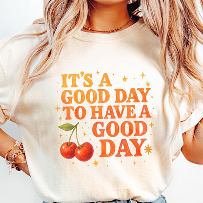 It’s a Good Day to Have a Good Day PNG, Groovy Vibes Retro Digital