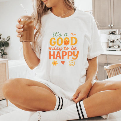 It’s a Good Day to Be Happy PNG, Inspirational Mental Health Boho PNG -