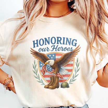 Honoring Our Heroes, Veterans png - 300 DPI Design for T-Shirt