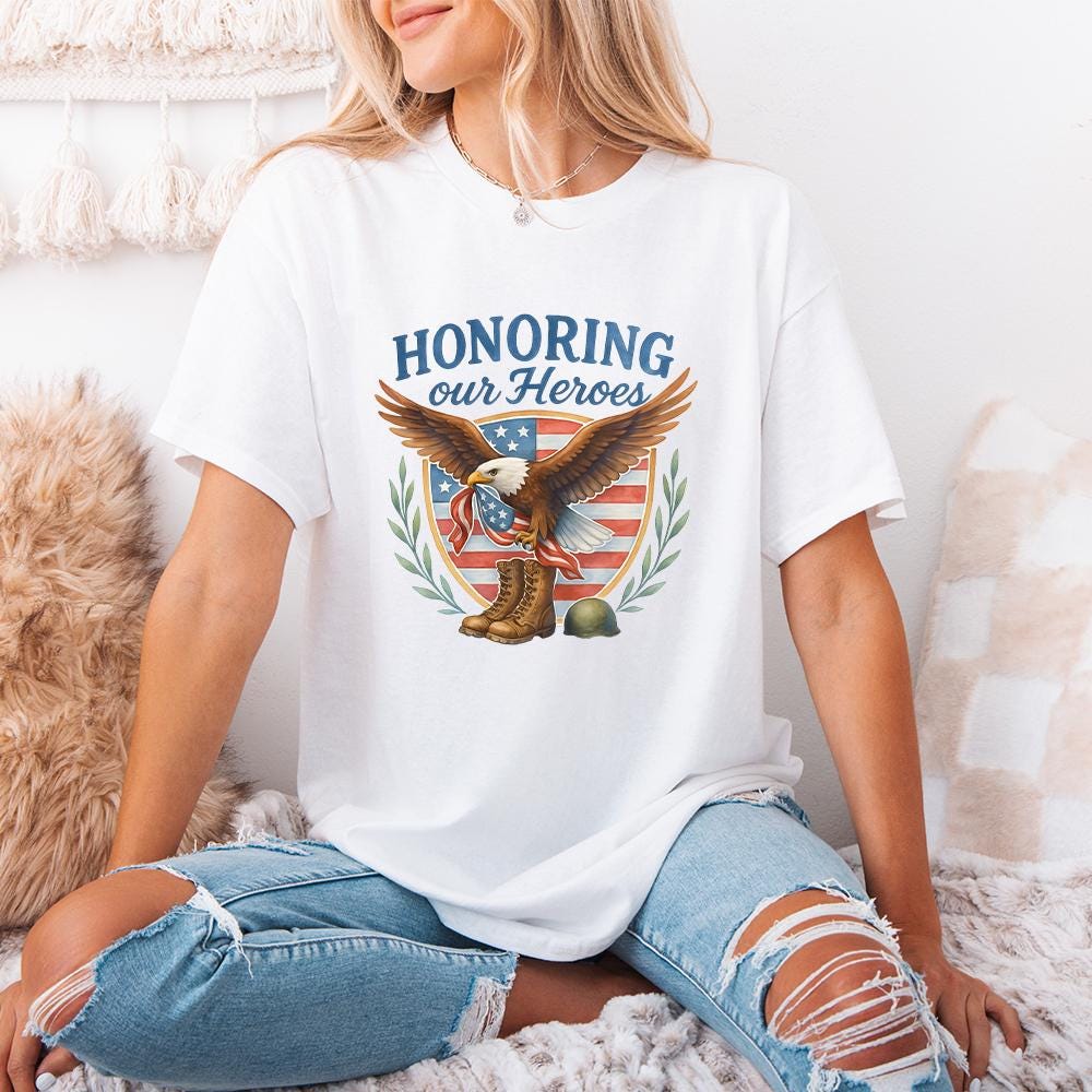 Honoring Our Heroes, Veterans png - 300 DPI Design for T-Shirt
