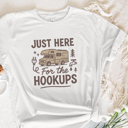 Just Here For The Hookups Camping png, Funny Camping png - 300 DPI Design