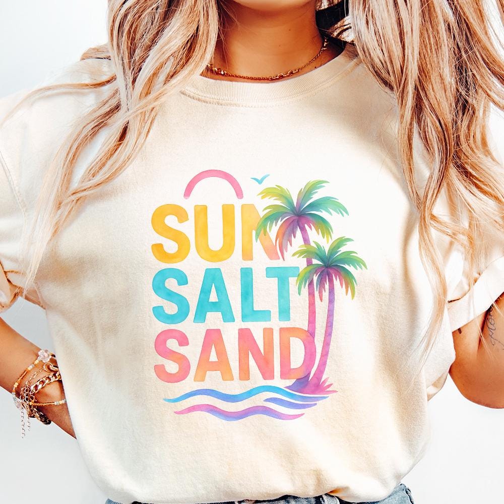 Retro Summer Sun Sublimation Design, Summer Vibes Png - 300 DPI Design