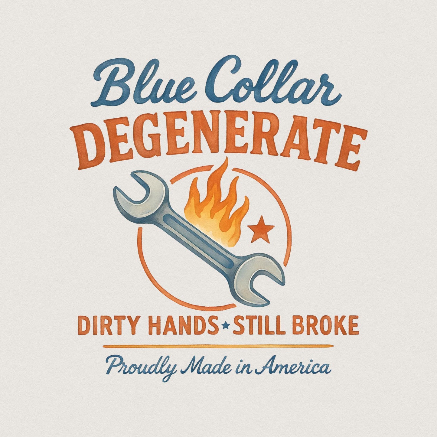 Blue Collar png, Hat Patch png - 300 DPI Design for T-Shirt