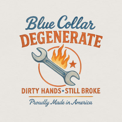 Blue Collar png, Hat Patch png - 300 DPI Design for T-Shirt