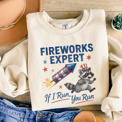 Fireworks Expert If I Run You Run PNG, 4th of July Clipart - 300 DPI