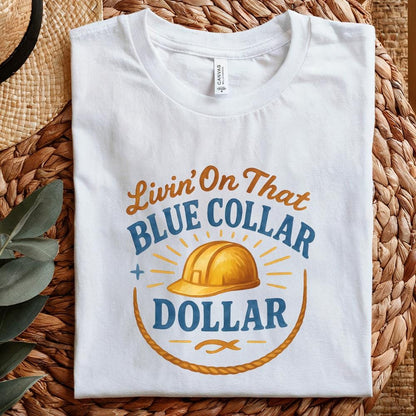 Blue Collar PNG, Country Western png Design - 300 DPI Design for T-Shirt