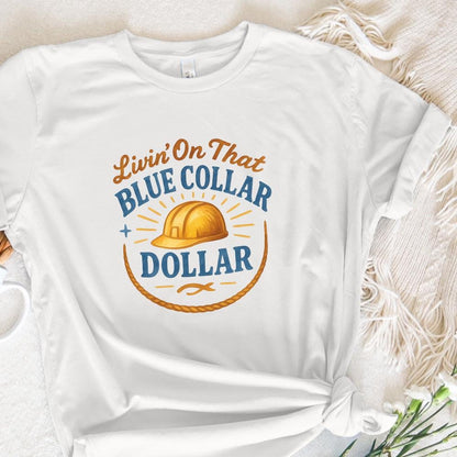 Blue Collar PNG, Country Western png Design - 300 DPI Design for T-Shirt
