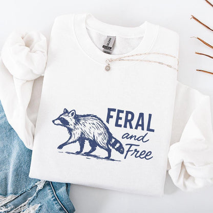 Feral and Free Raccoon PNG, Vintage Wild Animal Sublimation - 300 DPI