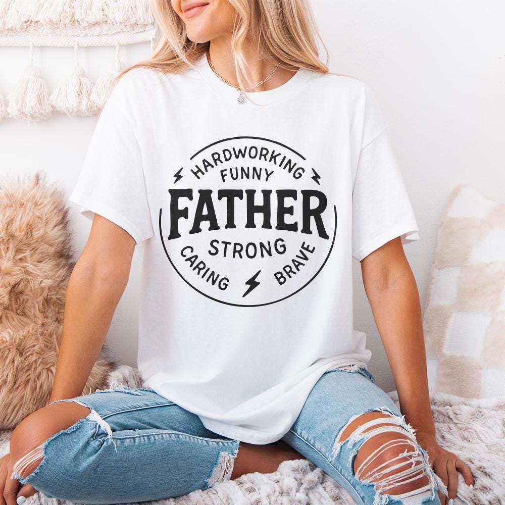Father's Day PNG, Best Dad Ever Design - 300 DPI Design for T-Shirt