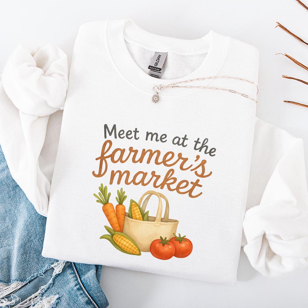 Meet Me At The Farmers Market PNG, Farmers Market Sublimation Design -