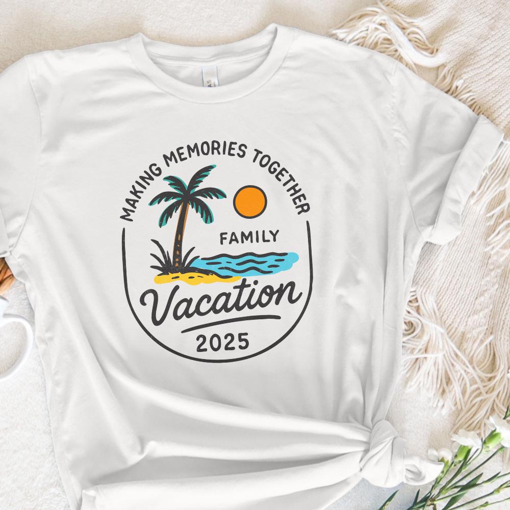 Family Vacation 2025 png, Cruise Ship Saying - 300 DPI Design for T-Shirt