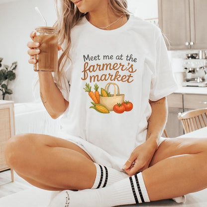 Meet Me At The Farmers Market PNG, Farmers Market Sublimation Design -