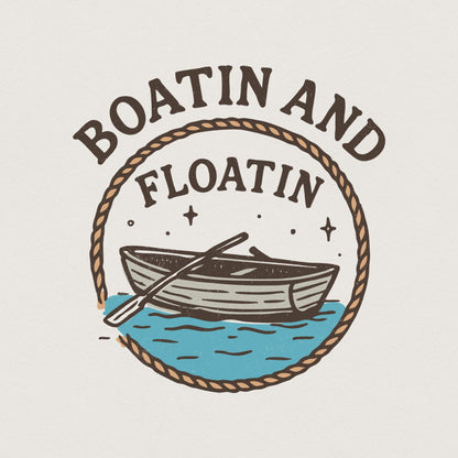 Boatin Floatin PNG, Summer - 300 DPI Design for T-Shirt