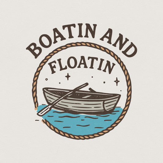 Boatin Floatin PNG, Summer - 300 DPI Design for T-Shirt