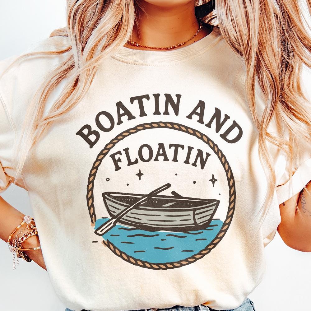 Boatin Floatin PNG, Summer - 300 DPI Design for T-Shirt