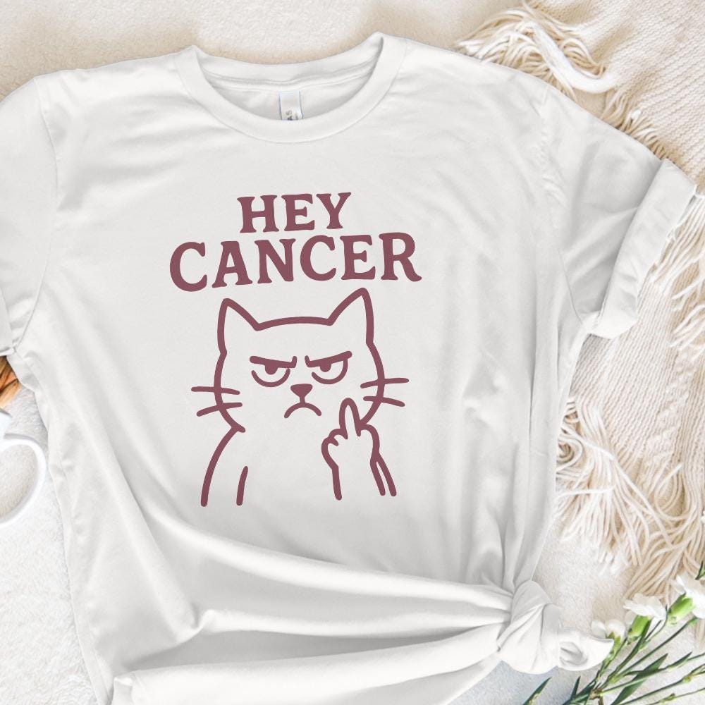 Embroidered Cancer Fighter PNG, Cancer Survivor Gift - 300 DPI Design for