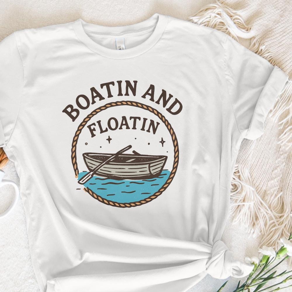 Boatin Floatin PNG, Summer - 300 DPI Design for T-Shirt