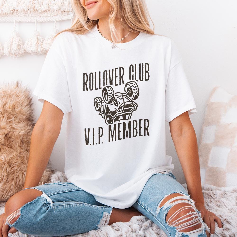 Rollover Club PNG, Funny Off-Road Clipart - 300 DPI Design for T-Shirt