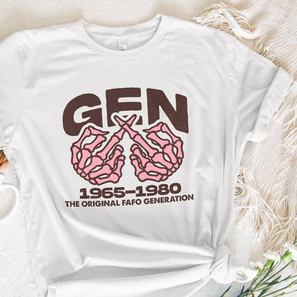 Generation X Skeleton Hands Art, Gen X Clipart PNG File - 300 DPI Design