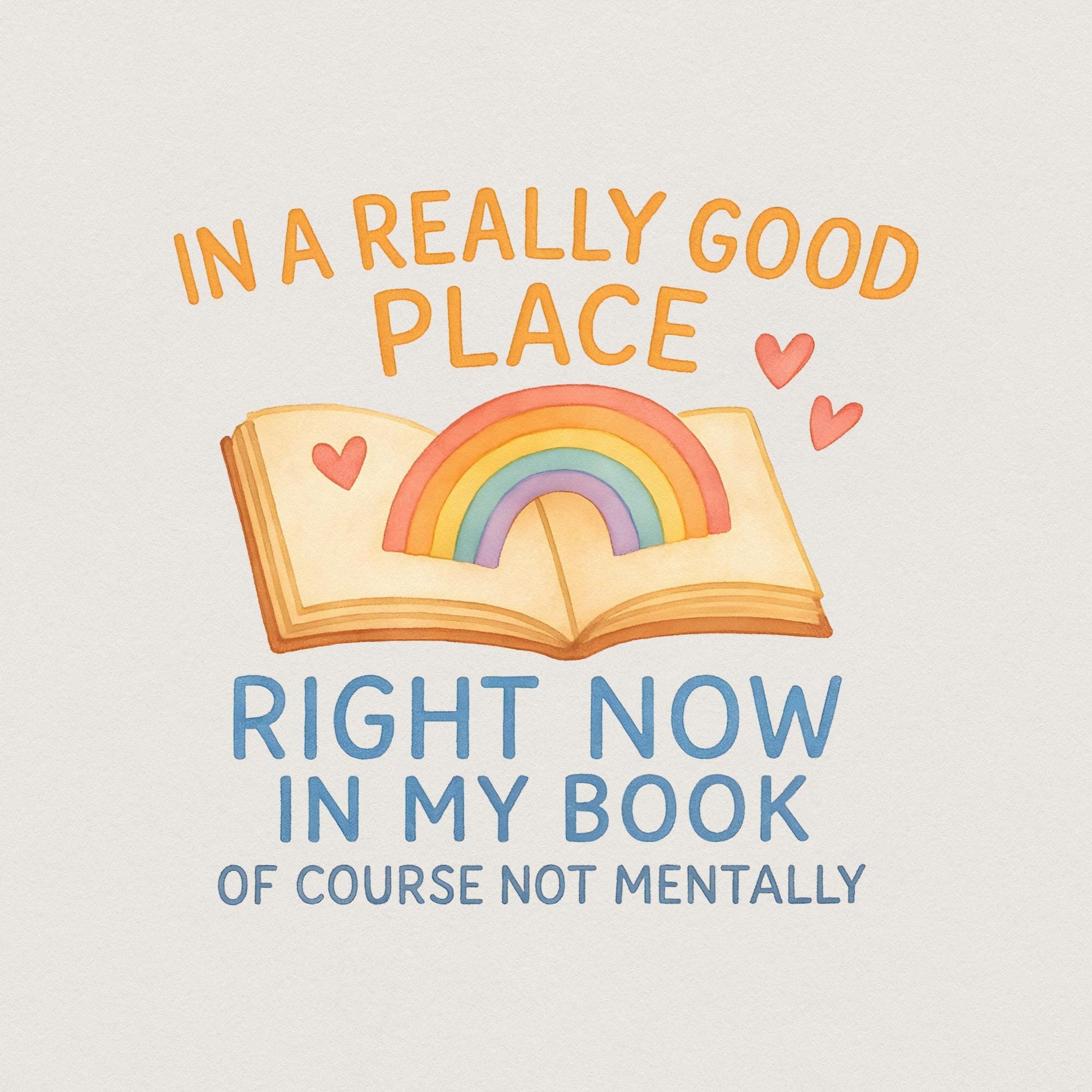 Bookish PNG Sticker, Trendy Reading Smut - 300 DPI Design for T-Shirt