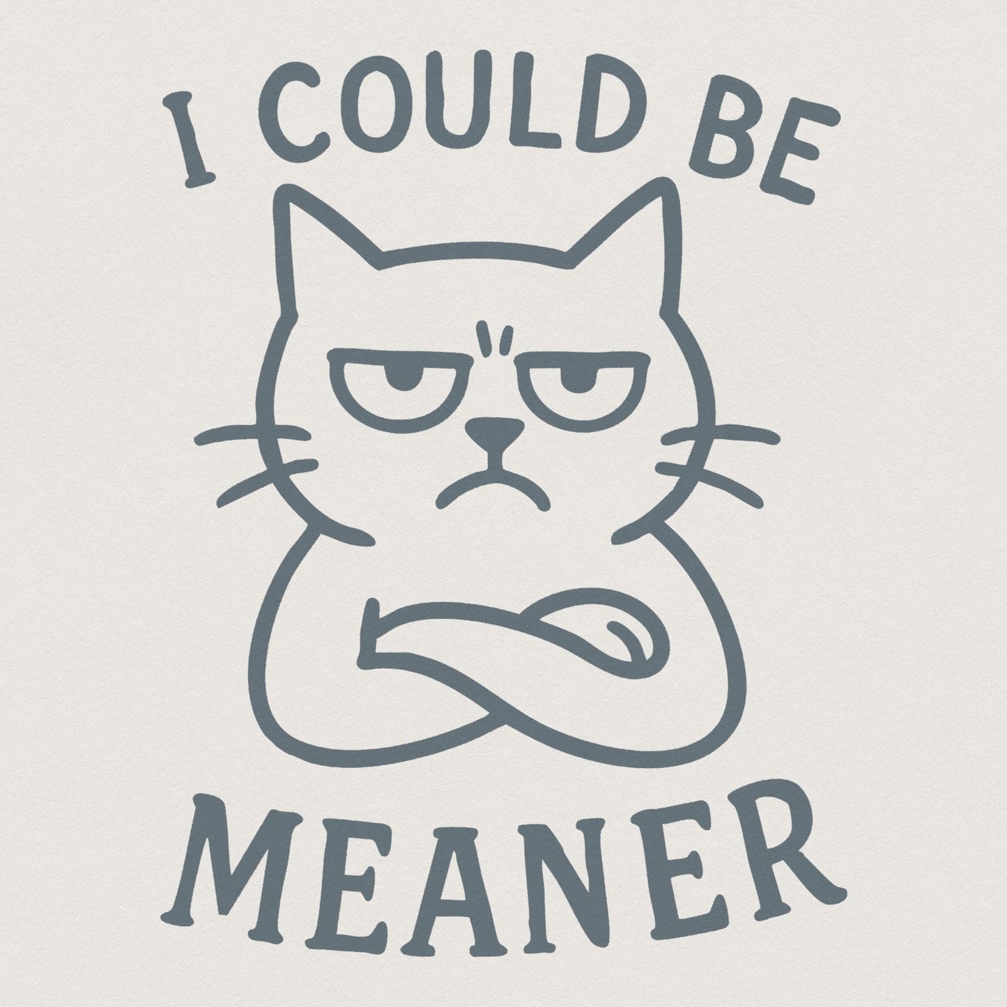 Meaner Tee PNG, Spicy Attitude Digital - 300 DPI Design for T-Shirt
