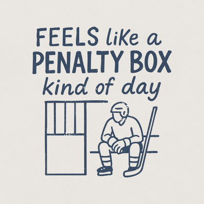 Hockey Penalty Box PNG, Funny Sports Digital Design - 300 DPI Design for