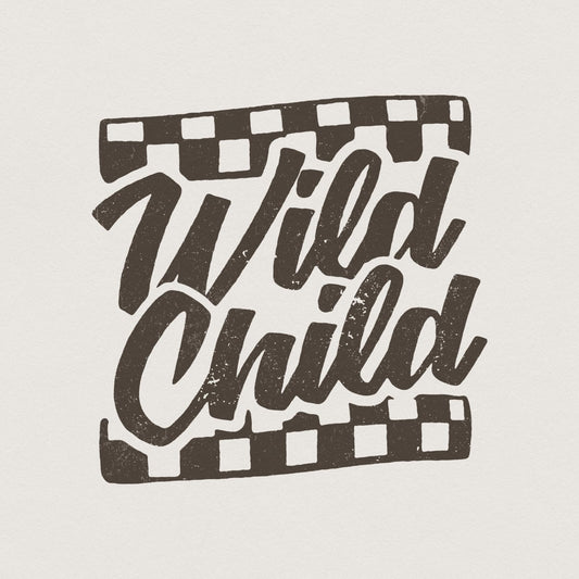 Wild Child png, Lightning png - 300 DPI Design for T-Shirt