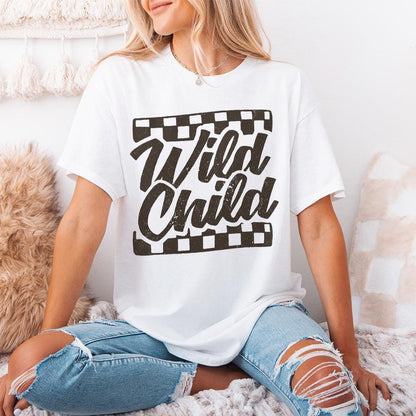 Wild Child png, Lightning png - 300 DPI Design for T-Shirt