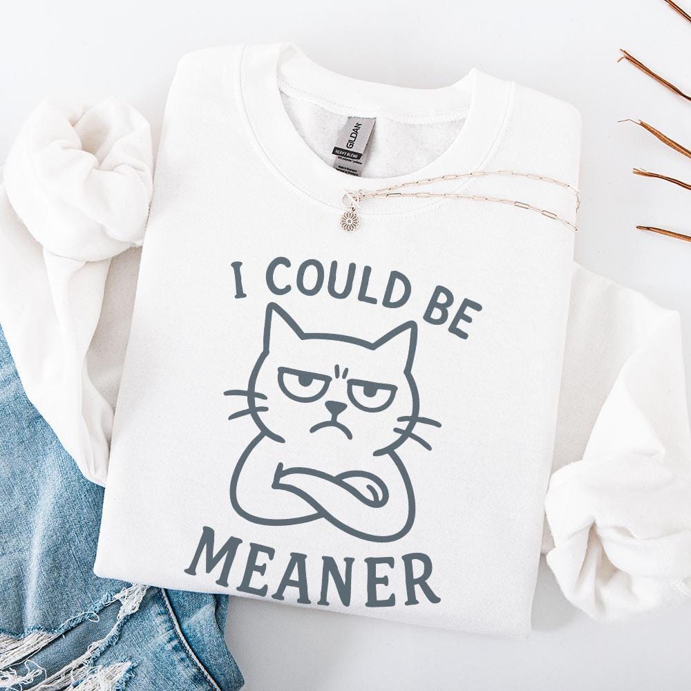 Meaner Tee PNG, Spicy Attitude Digital - 300 DPI Design for T-Shirt