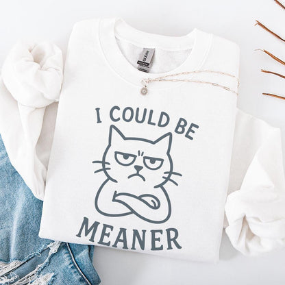 Meaner Tee PNG, Spicy Attitude Digital - 300 DPI Design for T-Shirt