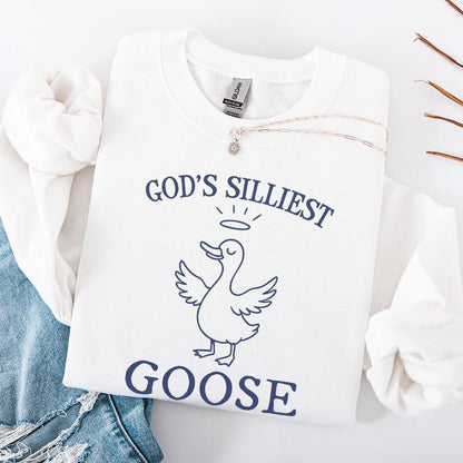 God's Silliest Goose png, Funny Silly Goose - 300 DPI Design for T-Shirt