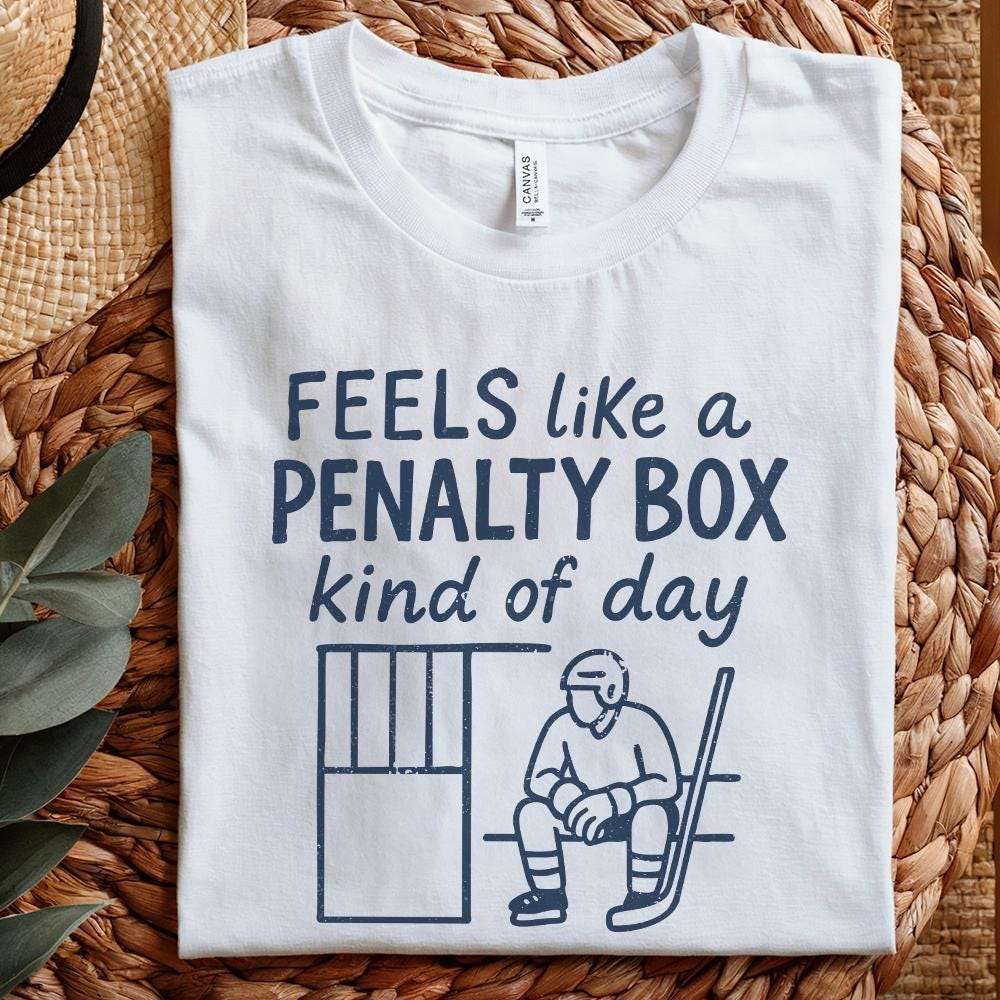 Hockey Penalty Box PNG, Funny Sports Digital Design - 300 DPI Design for