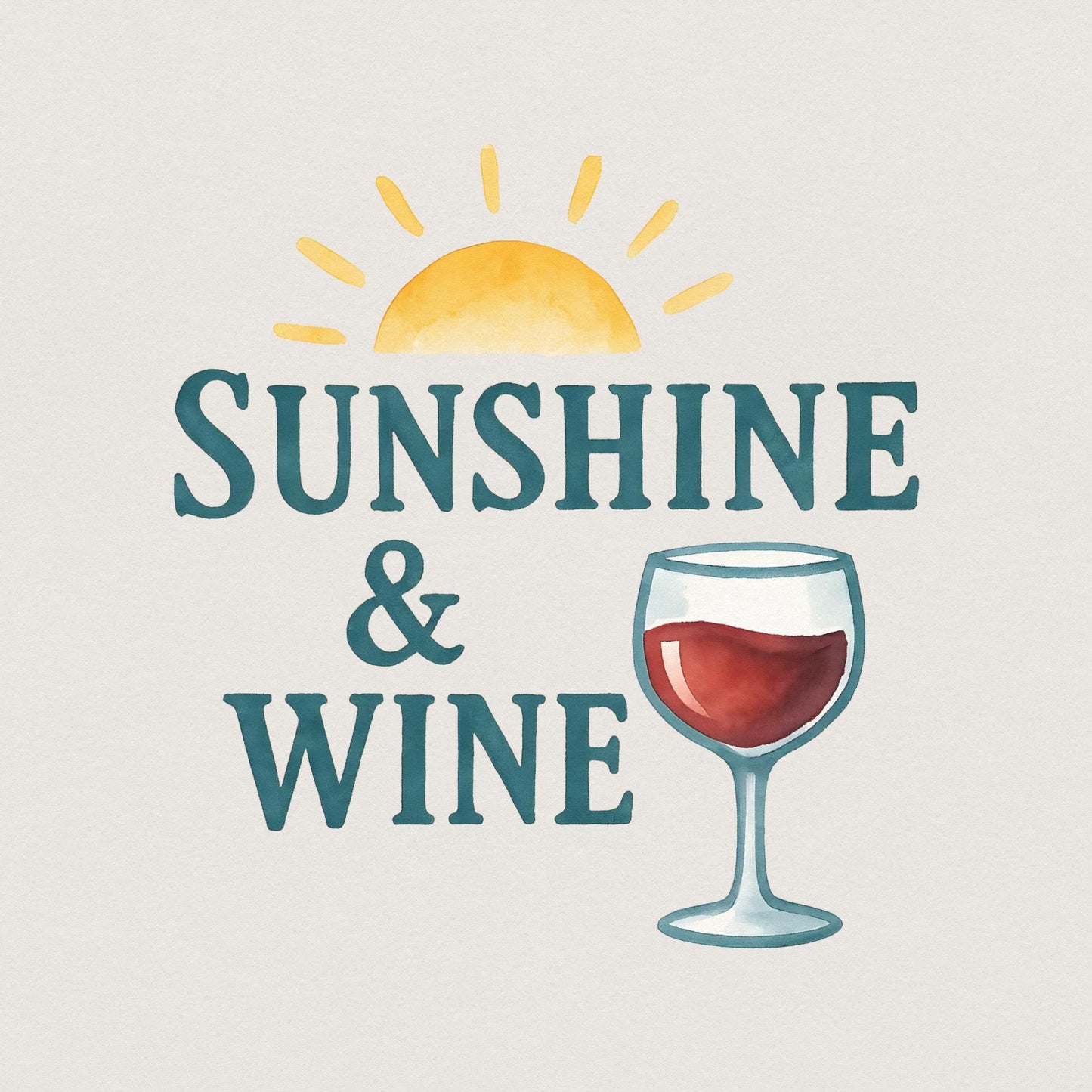Summer Drinking PNG Funny Wine Lovers Graphic High-Resolution Digital