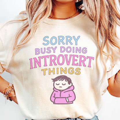 Funny Introvert PNG Design, Sticker png - 300 DPI Design for T-Shirt