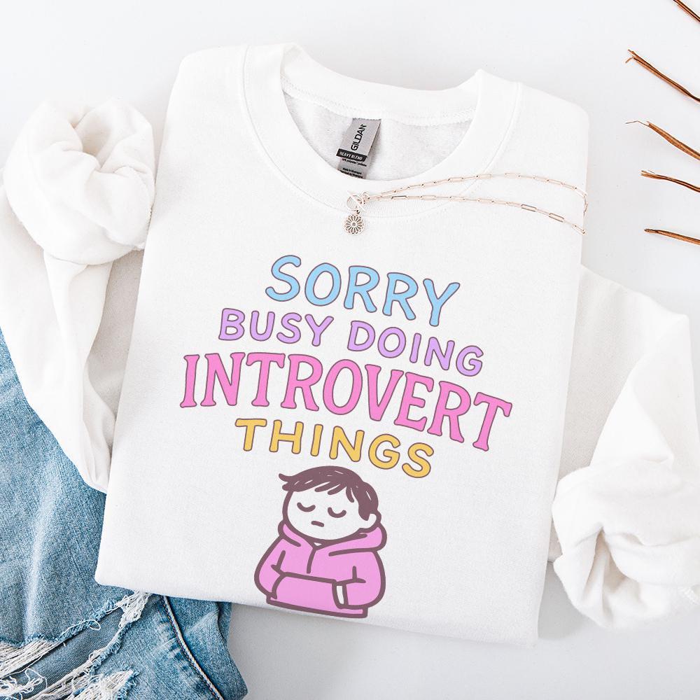 Funny Introvert PNG Design, Sticker png - 300 DPI Design for T-Shirt
