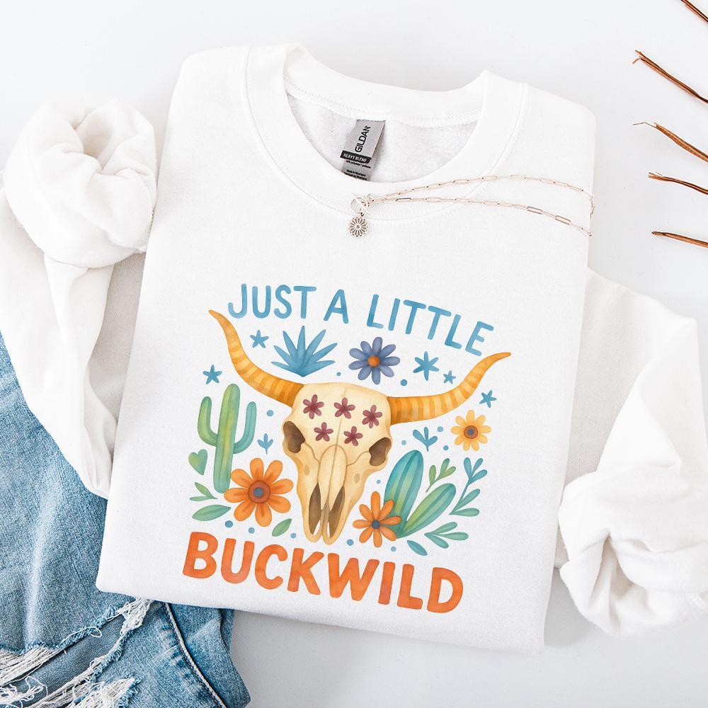 Buckwild Western PNG, Western Sublimation Design - 300 DPI Design for