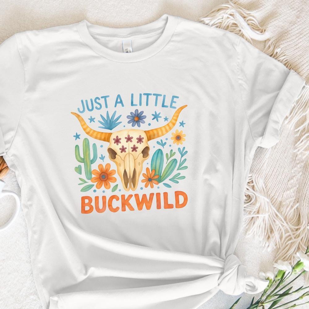 Buckwild Western PNG, Western Sublimation Design - 300 DPI Design for