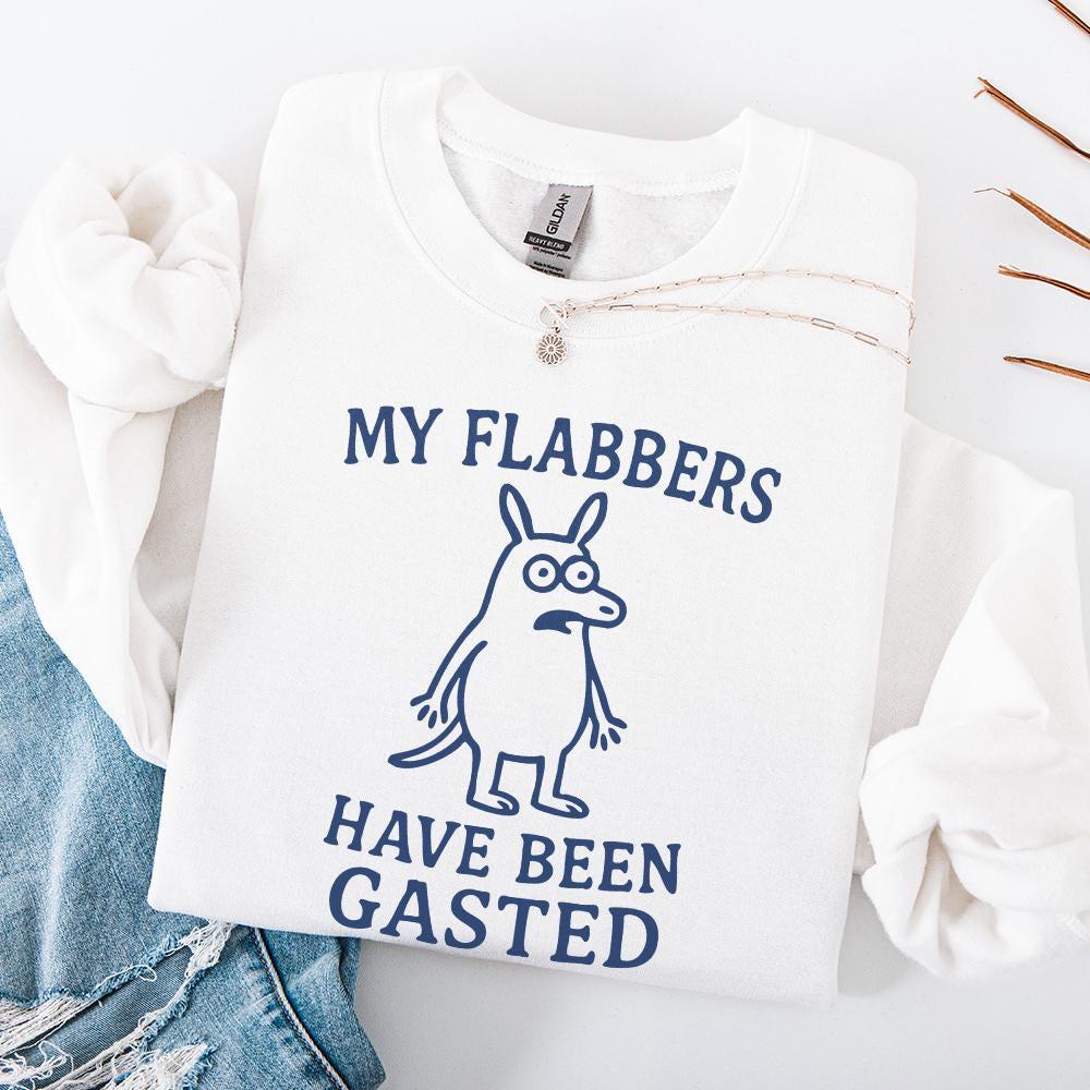 My Flabbers Gasted PNG, Sarcastic Goose Humor - 300 DPI Design for T-Shirt