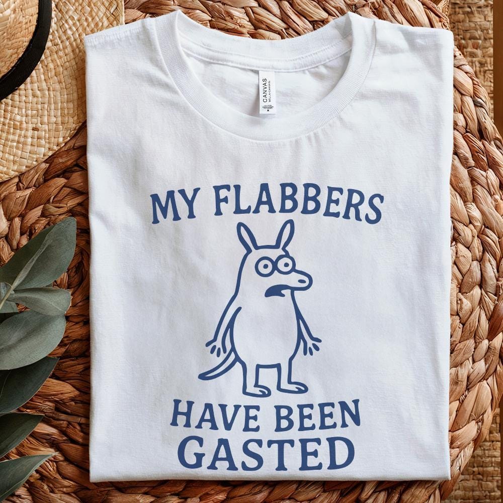 My Flabbers Gasted PNG, Sarcastic Goose Humor - 300 DPI Design for T-Shirt