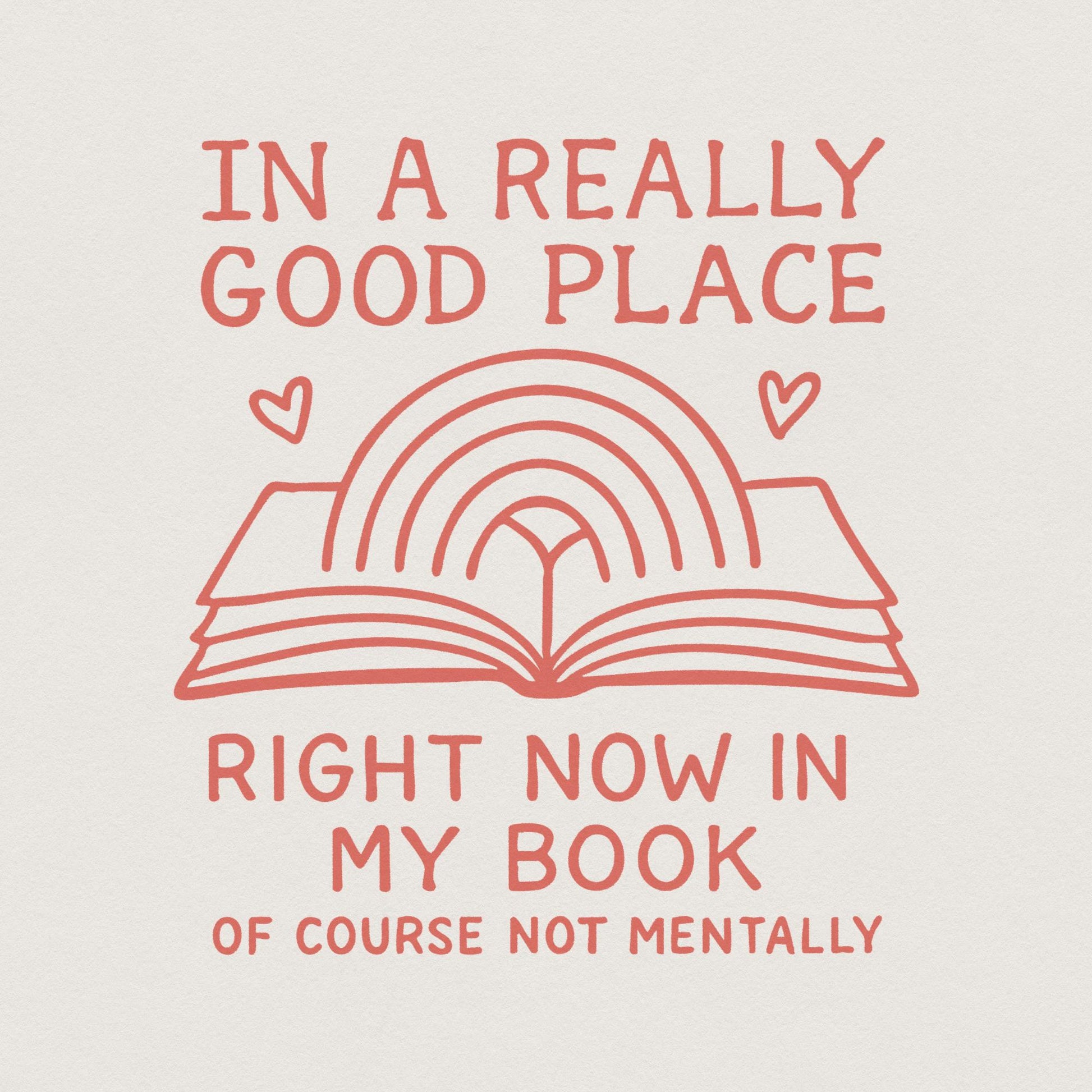 Bookish PNG Sticker, T-shirt Design - 300 DPI Design for T-Shirt