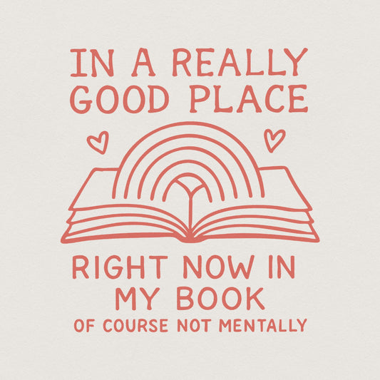 Bookish PNG Sticker, T-shirt Design - 300 DPI Design for T-Shirt