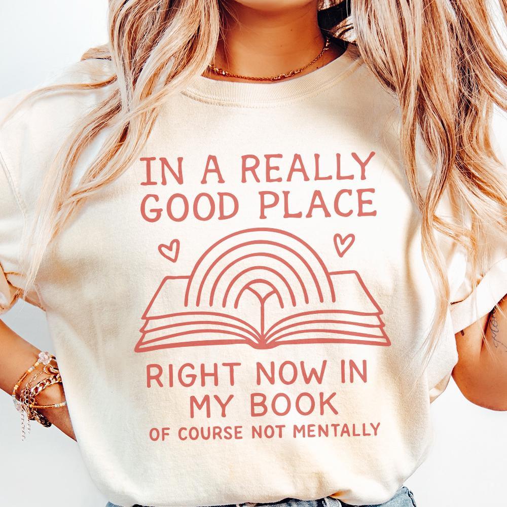 Bookish PNG Sticker, T-shirt Design - 300 DPI Design for T-Shirt